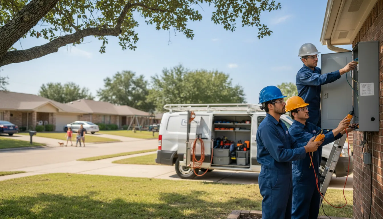 Certified electrician providing emergency electrical services in Weogufka, AL